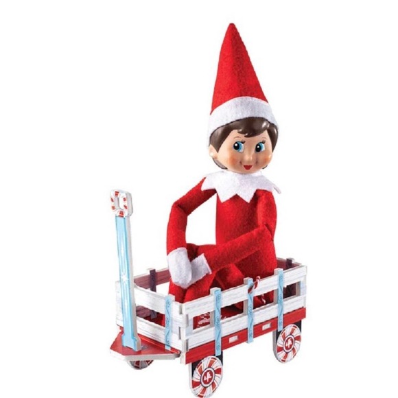 Elf on the Shelf Holiday Elf On A The Shelf Wintry Wagon